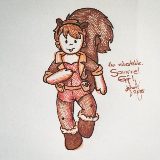Monday Morning Sketch: Squirrel Girl